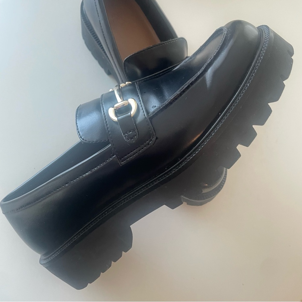 Chunky black loafers from H&M
